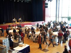 Pastaparty in der Messehalle