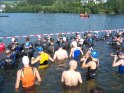 Vor dem Schwimmstart